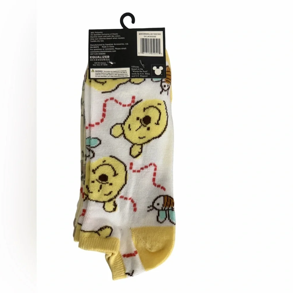 Disney Winnie the Pooh Ankle Socks Size 9-11